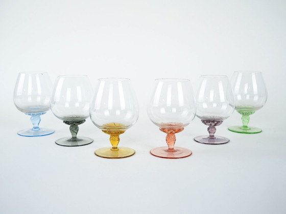 Image 1 of Set di bicchieri da cognac, design italiano, anni '70, produzione: Italia