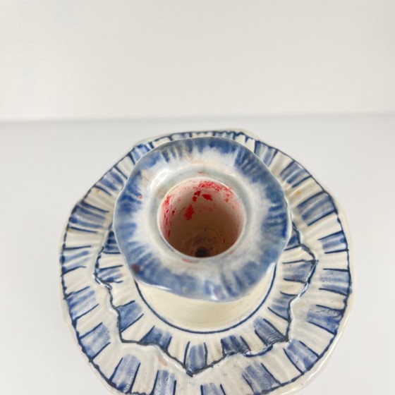 Image 1 of Delft candlestick by Royal Bonn, late 19th - early 20th century