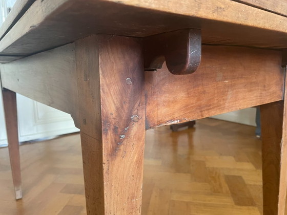 Image 1 of Mesa extensible Mesa de comedor Mesa Madera de cerezo Antigua Francesa