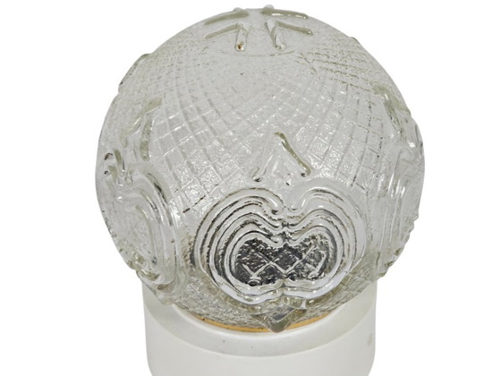 Image 1 of Massive - Space Age - Ceiling lamp - pressed glass - 70's