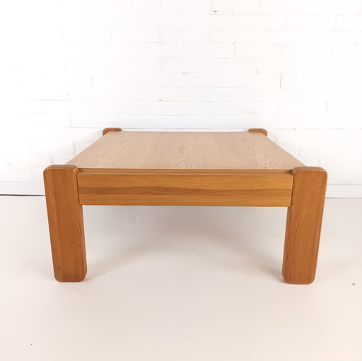 Table basse vintage en pin