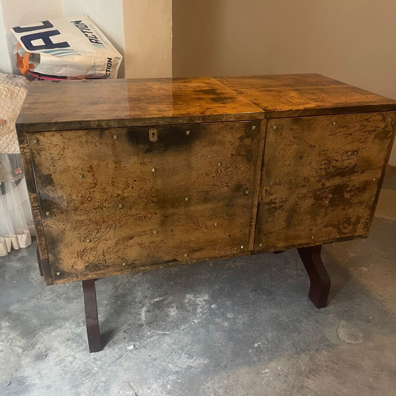 Image 1 of Meuble bar Aldo Tura original / Classique du design du milieu du siècle