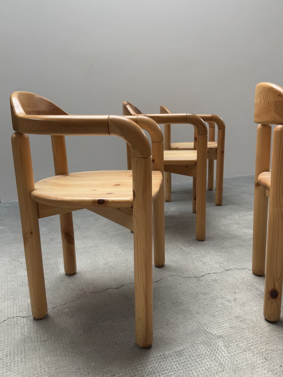 Image 1 of Lot de 6 chaises de salle à manger rares Rainer Daumiller pour Hirtshals Savvaerk, Danemark années 1980