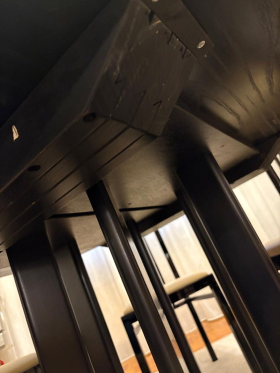 Image 1 of Thonet dining table model 1073 oak black