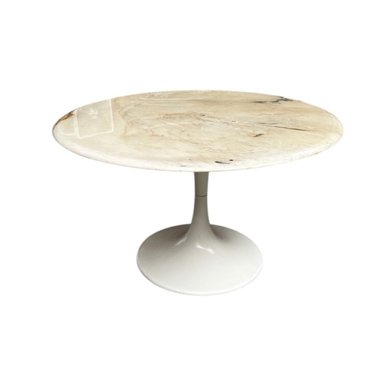 Image 1 of Tavolo anni '70 con piano in marmo