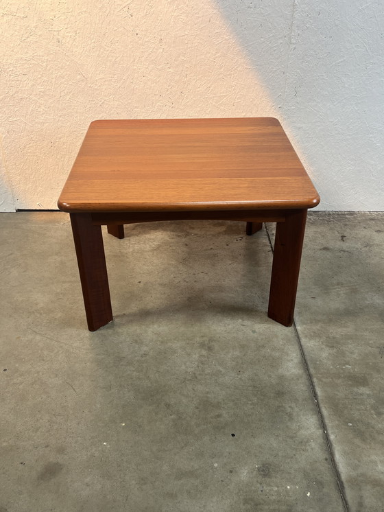 Image 1 of Viereckiger Couchtisch aus Teakholz, S. Burchardt-nielsen, Deutschland