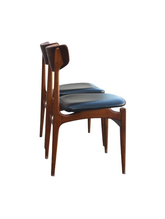 Image 1 of 6x Set di 6 sedie danese di metà secolo moderno di Schionning ed Elgaard