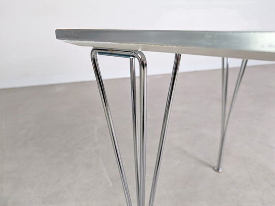 Image 1 of 4x Original Fritz Hansen dining table Piet Hein design, square