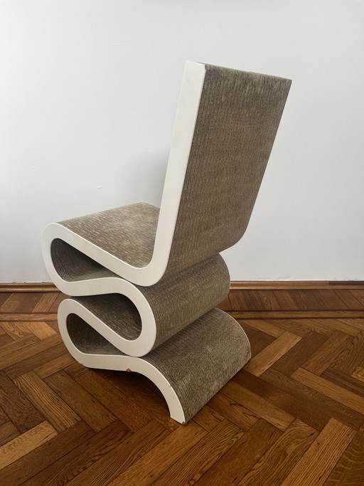 Iconic Vitra Frank Gehry Wiggle Chair – stoelen fauteuils, Paper, Wood