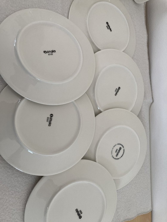 Image 1 of Set di 6 tazze da caffè con piattino Iittala Ego – Stefan Lindfors – Prodotto in Finlandia