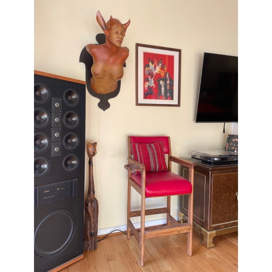 Image 1 of Daniel Painter Criatura fantástica Busto femenino Escultura de pared