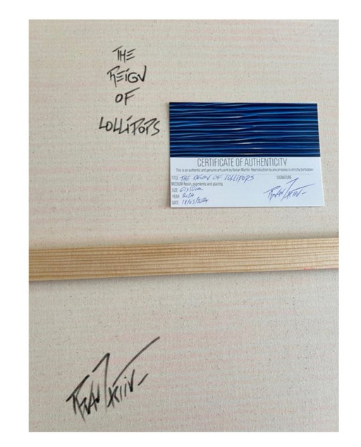 Artwork Ronan Martin "The Reign of Lollipops" 