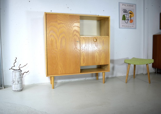 Mid Century Highboard Vintage Bar Dresser Cabinet Sideboard Cupboard