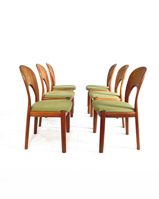 6x 'Morten chair,' Koefoeds Hornslet '70