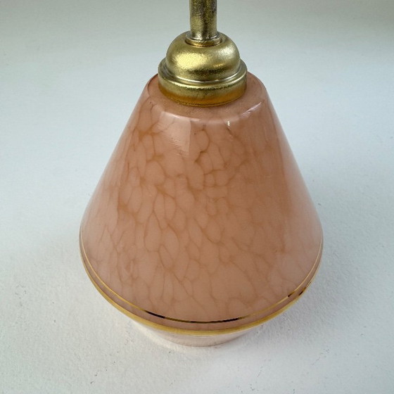 Image 1 of Coppia di applique da parete in vetro Clichy vintage