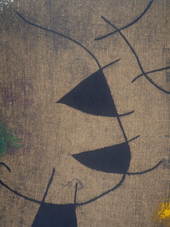 Joan Miró: Donna nel vento, litografia firmata – Litografie e stampe, Paper (photo 5 of 6)