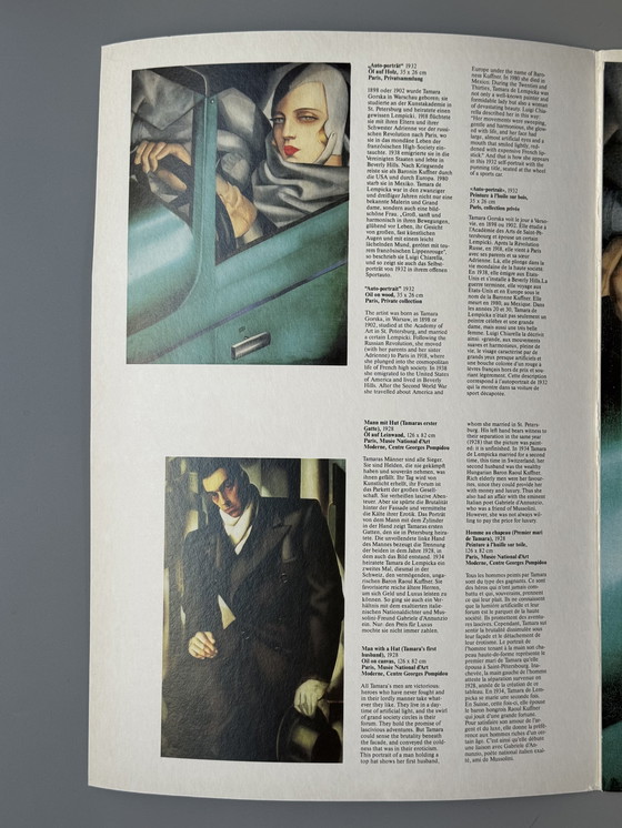 Image 1 of Libro de carteles de Tamara de Lempicka - Colección Art Déco (Taco Verlag, 1990)