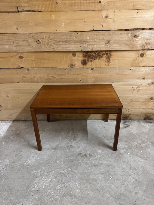 Teak side table Heggen Made In Norway Table Mid - Century