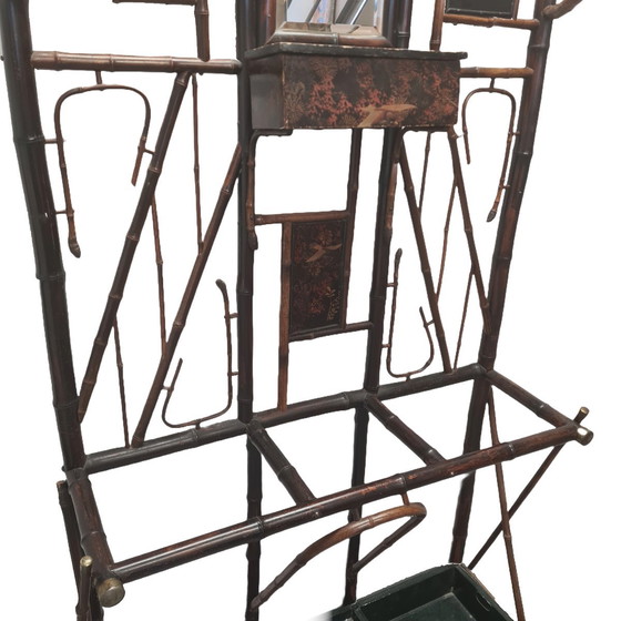 Image 1 of Porte-manteau français de style japonais, Début du 20e siècle