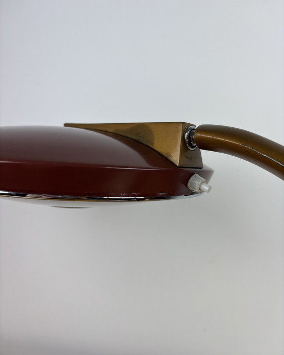 Image 1 of Brutalist Fase Boomerang 2000 Table Lamp by Luis Pérez de la Oliva 1960s-1970s Industrial Design Spain, Mid-Century, Space Age