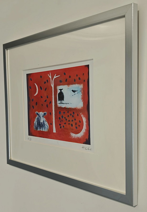 Philip Hicks Stampa Artist's Proof Firmata "Eclipse" (2018) Con Libro Mostra Firmato a Mano e Passepartout (photo 11 of 14)