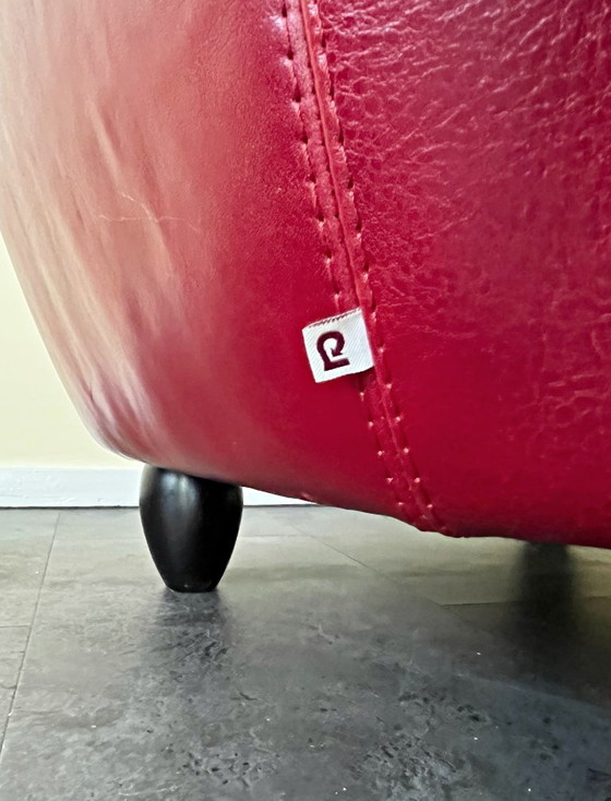 Image 1 of REGENT Club Chair Lounger Chair van Lambert, leer Toscana Rood