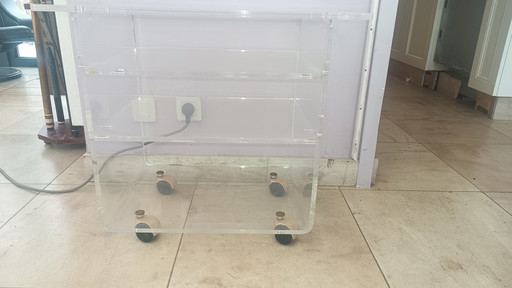 Plexiglass trolley Les Invisibles de Marais by David Lange 