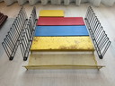 Original Tomado Holland vintage wall rack retro design