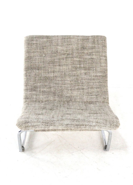 Image 1 of Vintage fauteuil 'Hierden' midcentury nieuwe gestoffeerd