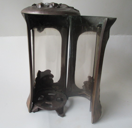 Image 1 of Tomb Lantern or tombstone Lantern, Bronze 3.3 kg, For Indoors and Outdoors