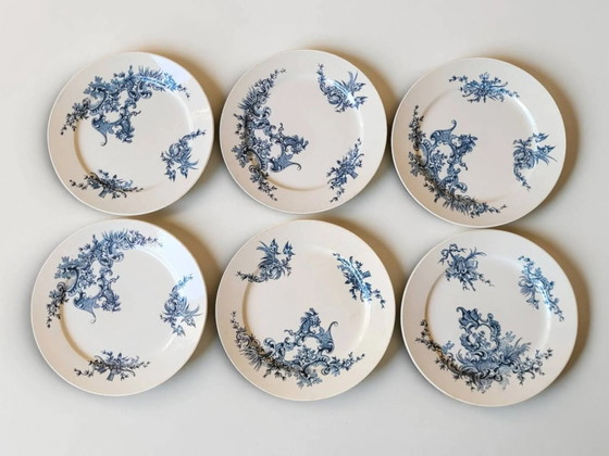 6 assiettes plates Terre de Fer BFK modèle Regent – Vaisselle, Porcelain, Art Nouveau (photo 3 of 7)
