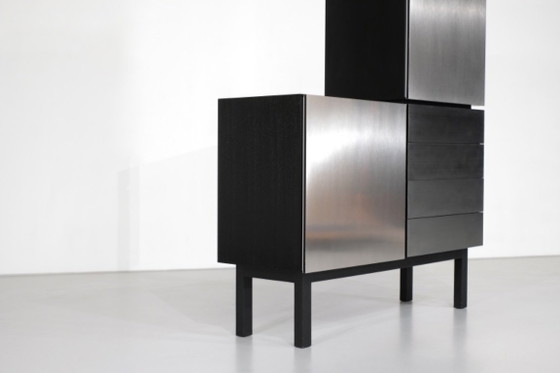 Image 1 of Das Sideboard „Parioli System“ wurde 1971 von Lodovico Acerbis für Parioli in Italien entworfen.