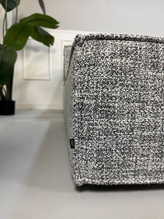 Image 1 of Divano di design COR Trio in tessuto grigio set modulare