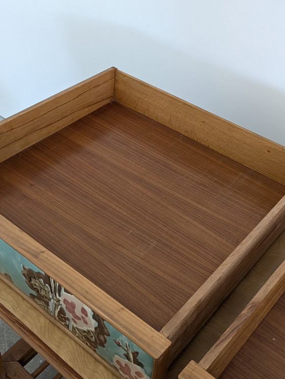 Image 1 of Escritorio (3) - Textil, Madera