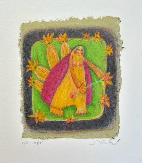 Image 1 of Zeefdruk Sabine Tuchel 