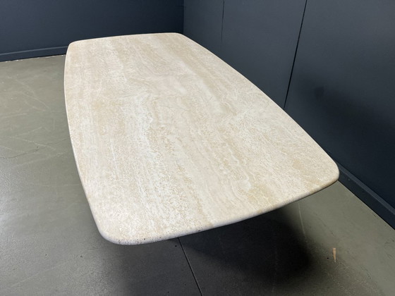 Image 1 of Vintage travertine dining table, 1970s 