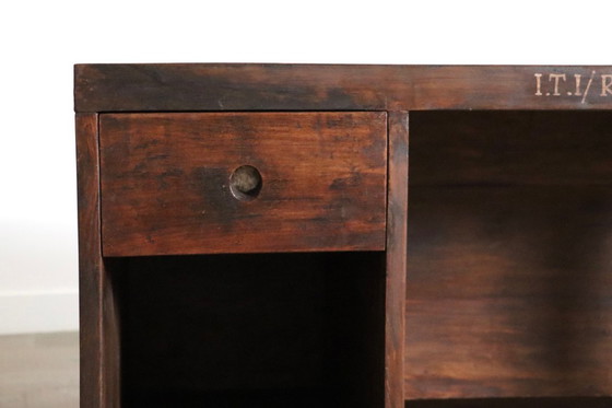 Image 1 of Pierre Jeanneret Pigeonhole Desk PJ-BU-02-A, India 1950s