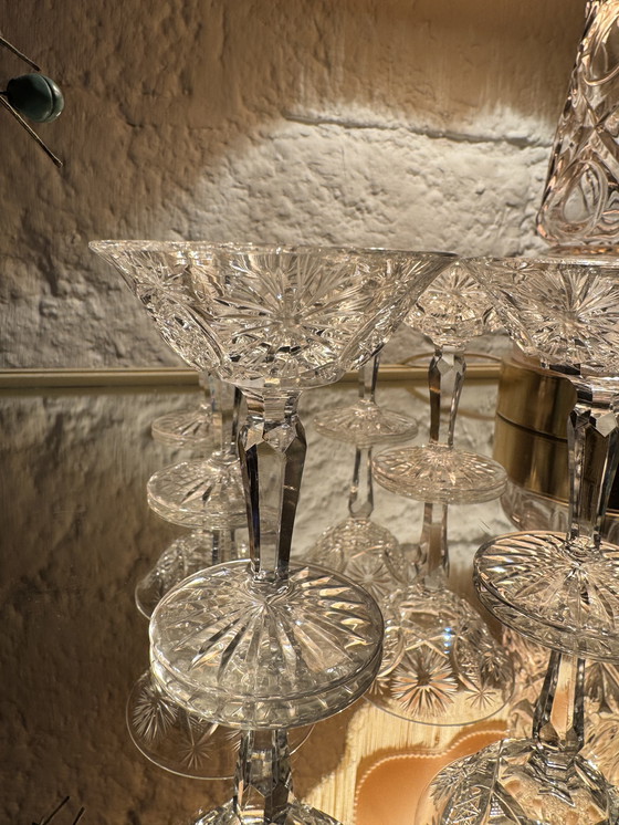 Image 1 of Antichi bicchieri da liquore in cristallo Le Creusot