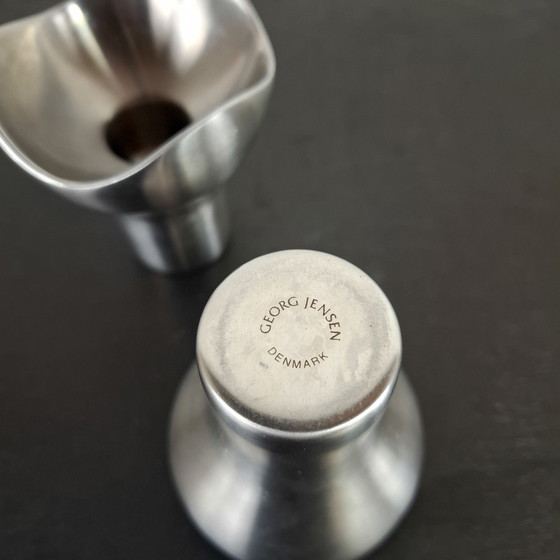 Image 1 of 2x Bloom candlesticks Helle Damkjaer for Georg Jensen