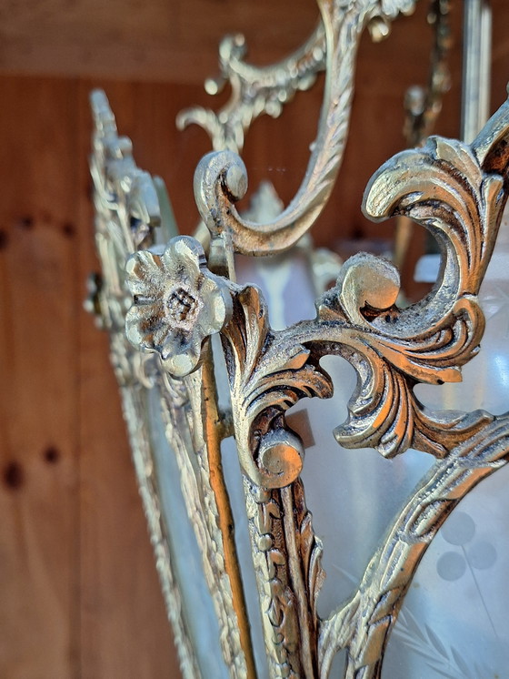 Image 1 of Lanterne suspendue de style Louis XV