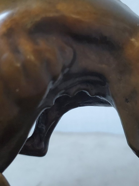 Image 1 of Scultura - Animale in bronzo - Firmato V. CHEMIN (rif 3973)