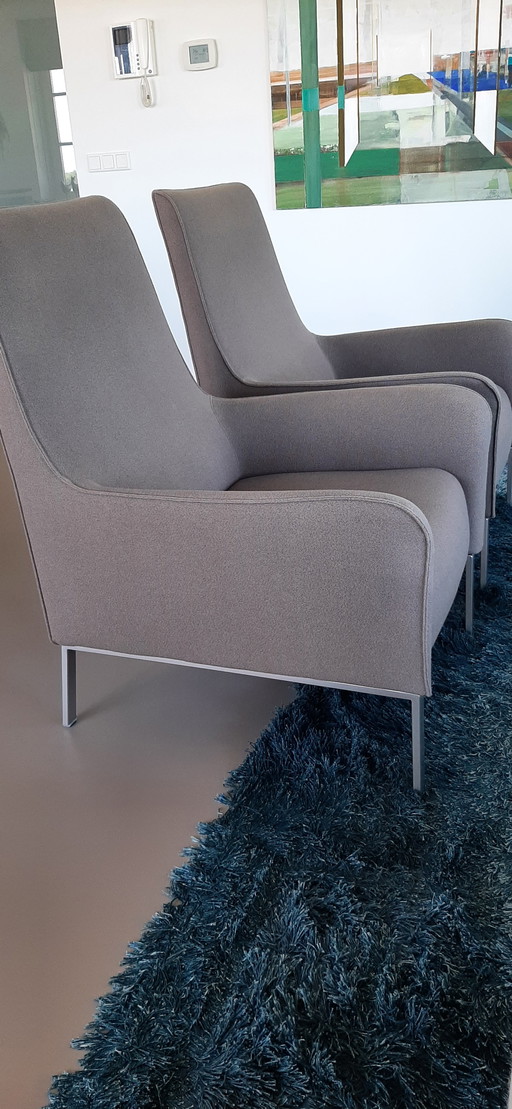 Linteloo Armchairs 2 Pieces With Hocker