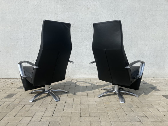 Image 1 of 2x Jori Brainbuilder relax black leather, medi, mono-move