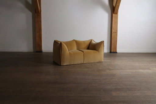 Le Bambole bank in fluweel van Mario Bellini voor B&B Italia, jaren 70