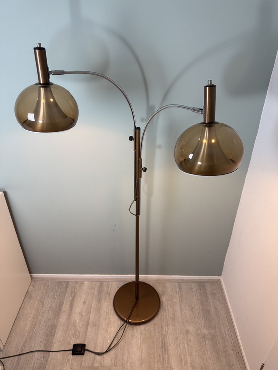 Image 1 of Vintage space age Dijkstra vloerlamp trompet Mushroom