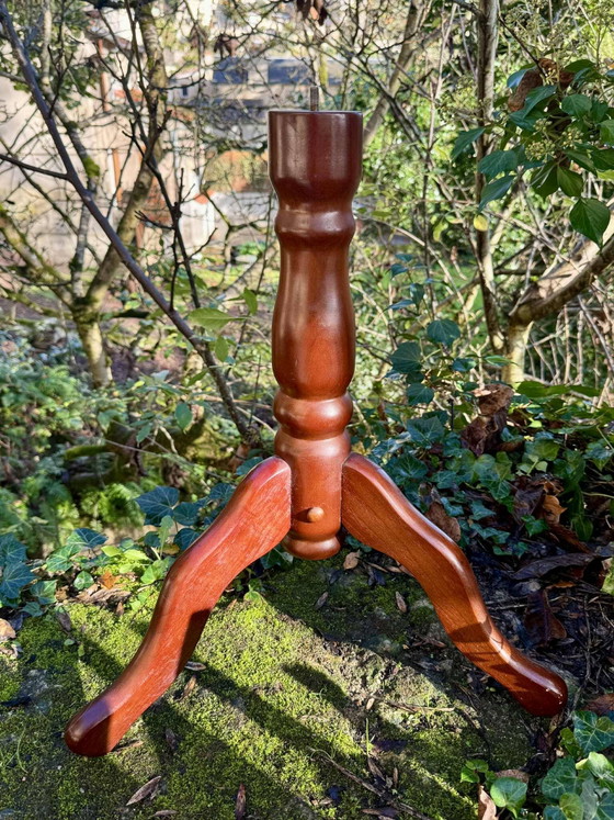 Table d'appoint vintage en bois massif – Tables d'appoint, Wood (photo 9 of 10)