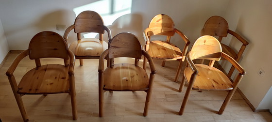 Image 1 of Set van 6 fauteuils van Rainer Daumiller
