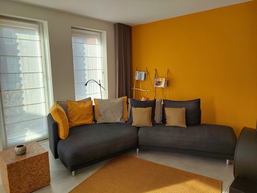 Exklusives Design-Ecksofa – Runde Form – Rolf Benz