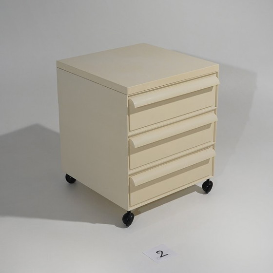 Image 1 of Modulaire ladekast, nachtkastje van Simon Fussell voor Kartell, jaren 70.