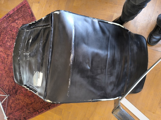 Image 1 of ILMARI LAPPALAINEN. Loungesessel + Hocker, Modell „Pulkka“, 19